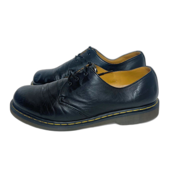 Vintage Dr Martens 1461 Men\'s Black Leather Oxfords Sneakers Size 12 Punk main image 6